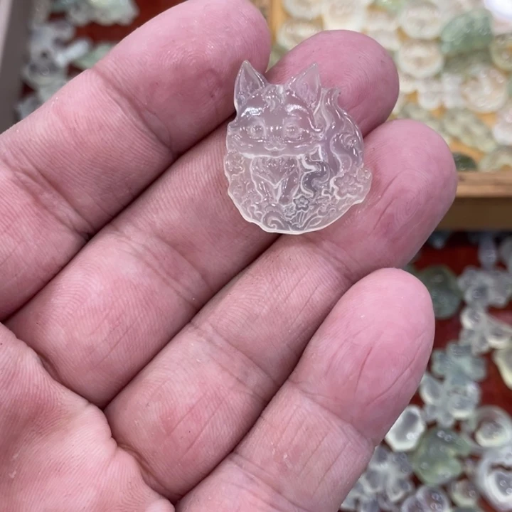 蛇纹石玉合金颈饰