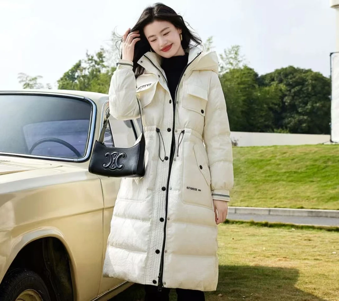 时尚气质淑女长款羽绒服JYA442