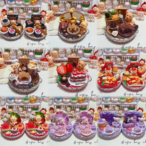 手工创意DIY摆件微缩食玩冰箱贴树脂配件成品选款直拍