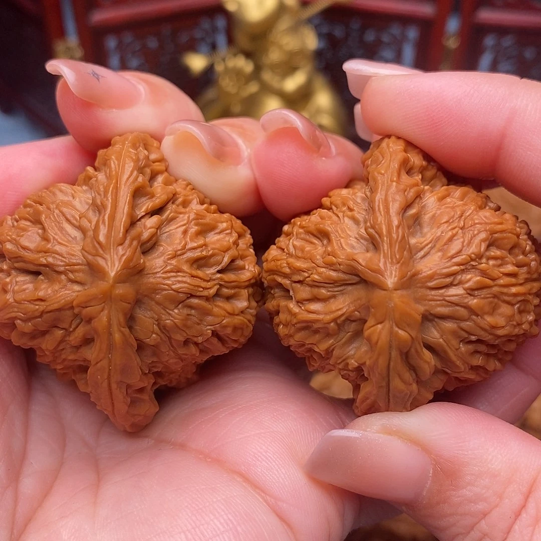 灰***桀把件文玩核桃45全南疆