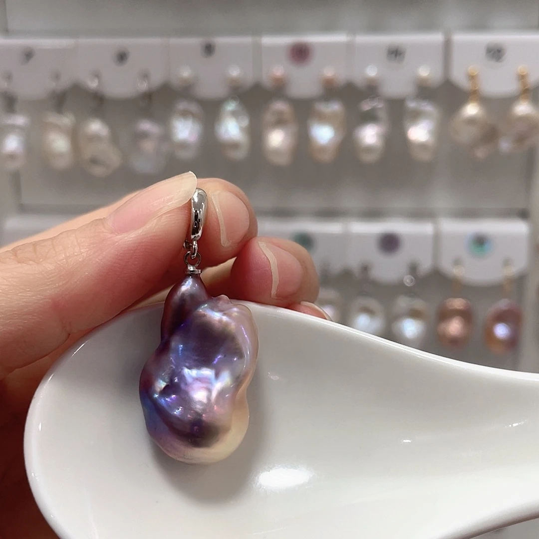 淡水珍珠未镶嵌耳坠