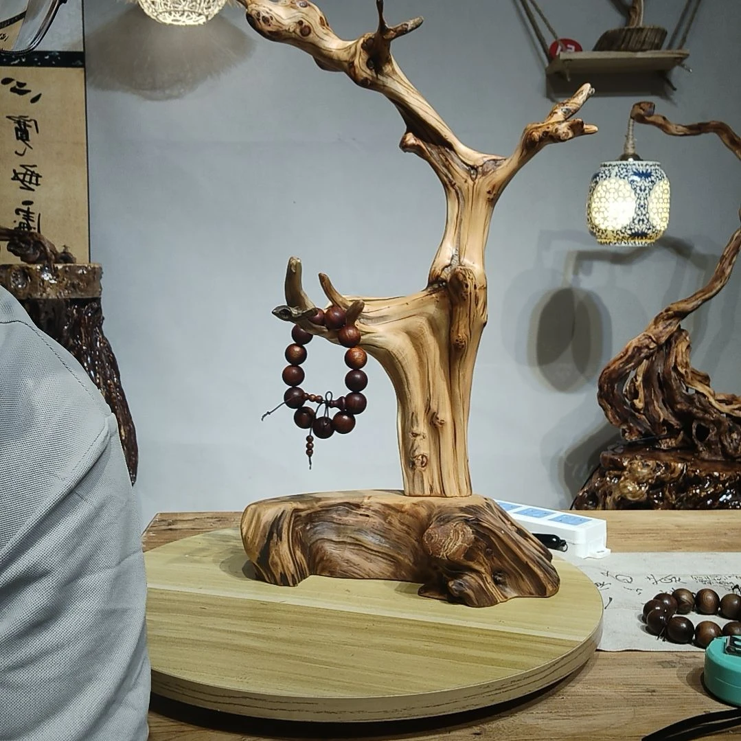 用***水木太行崖柏意境摆件