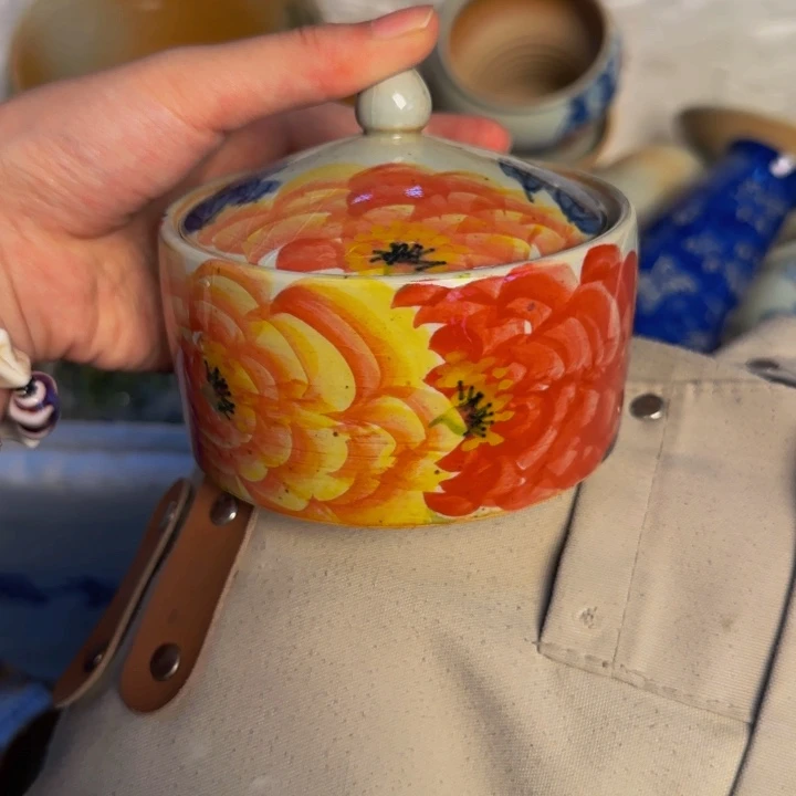 瓷片景德镇陶瓷手工手绘