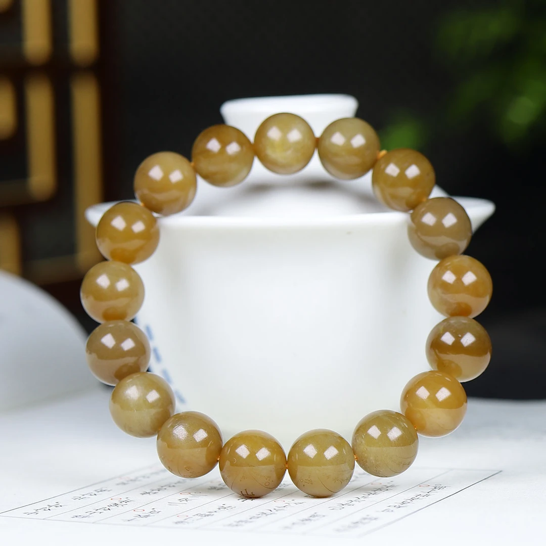 1214123和田玉糖玉手串