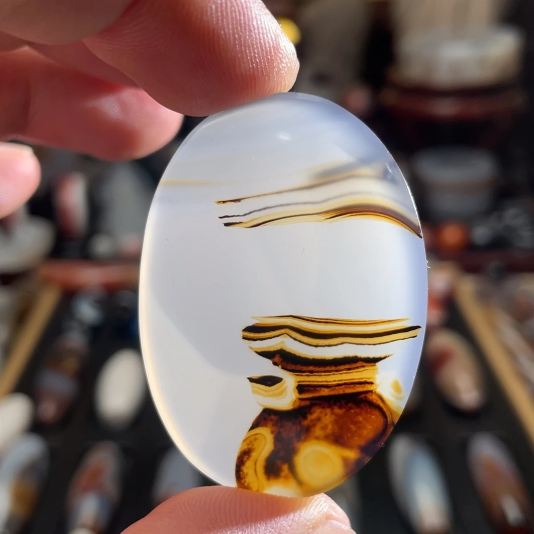 玛瑙/玉髓未镶嵌颈饰