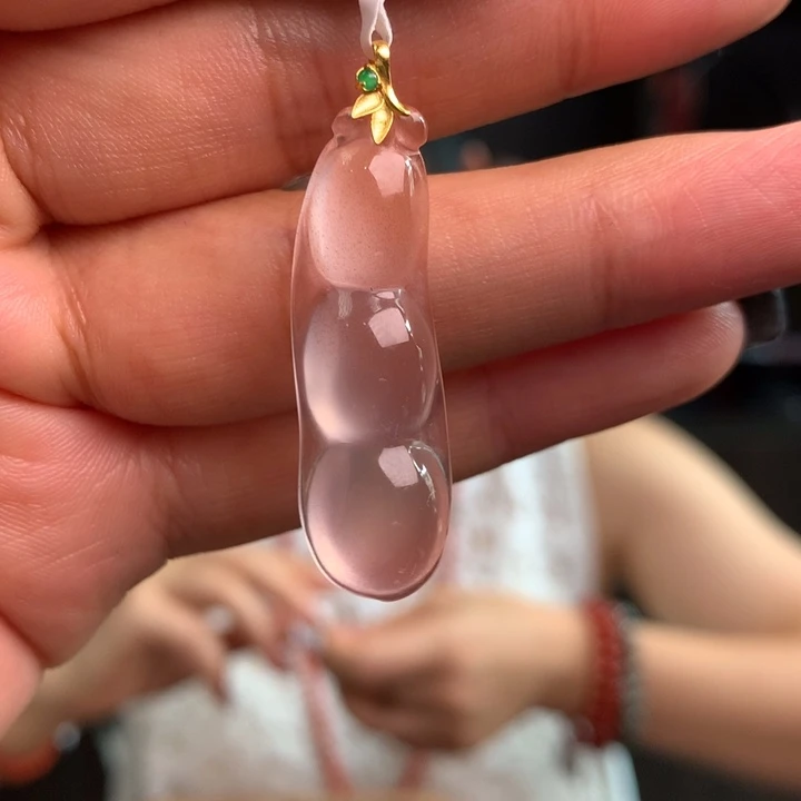 未镶嵌吊坠南红玛瑙福豆