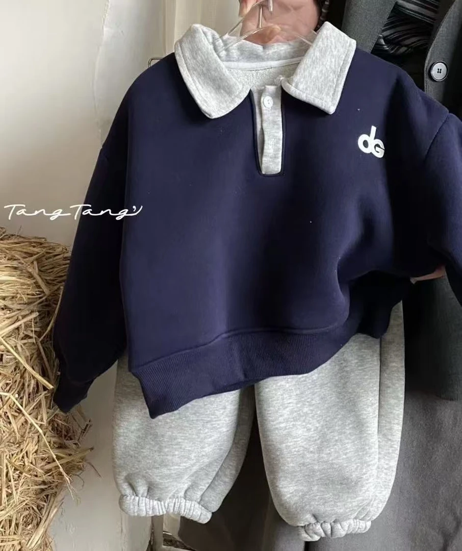 冬季加厚羊羔毛套装