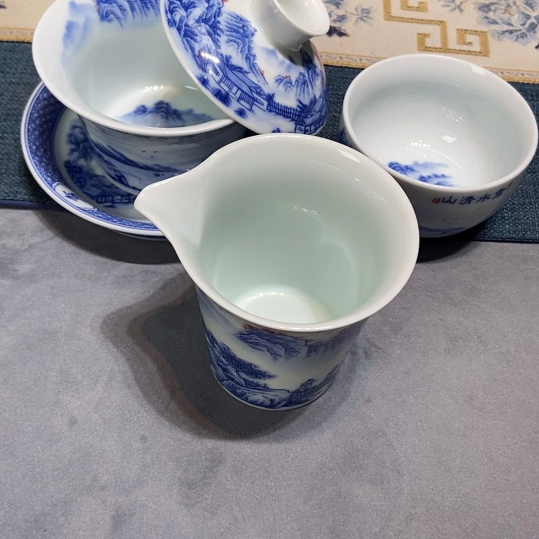 陶简装家用陶瓷茶具