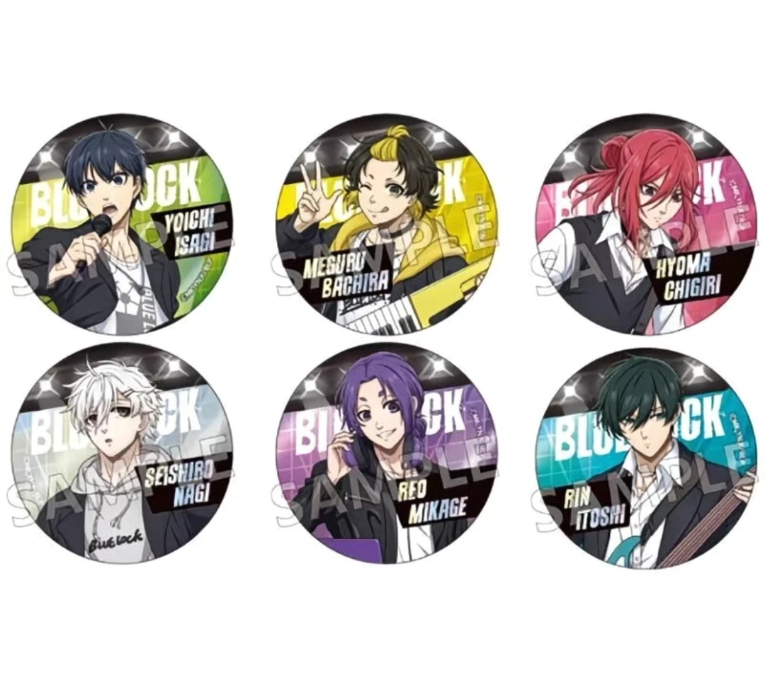 【日谷】蓝锁 蓝色监狱 摇滚乐队吧唧 徽章