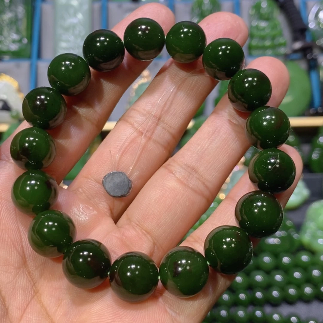 【闪购商品】和田玉吊坠(不含链)未镶嵌俄七红皮老料手串 12