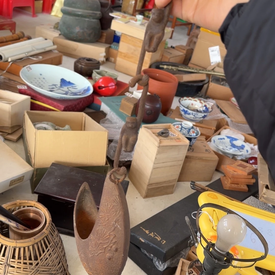 瓷片瓷片中古回流孤品一件铁钩