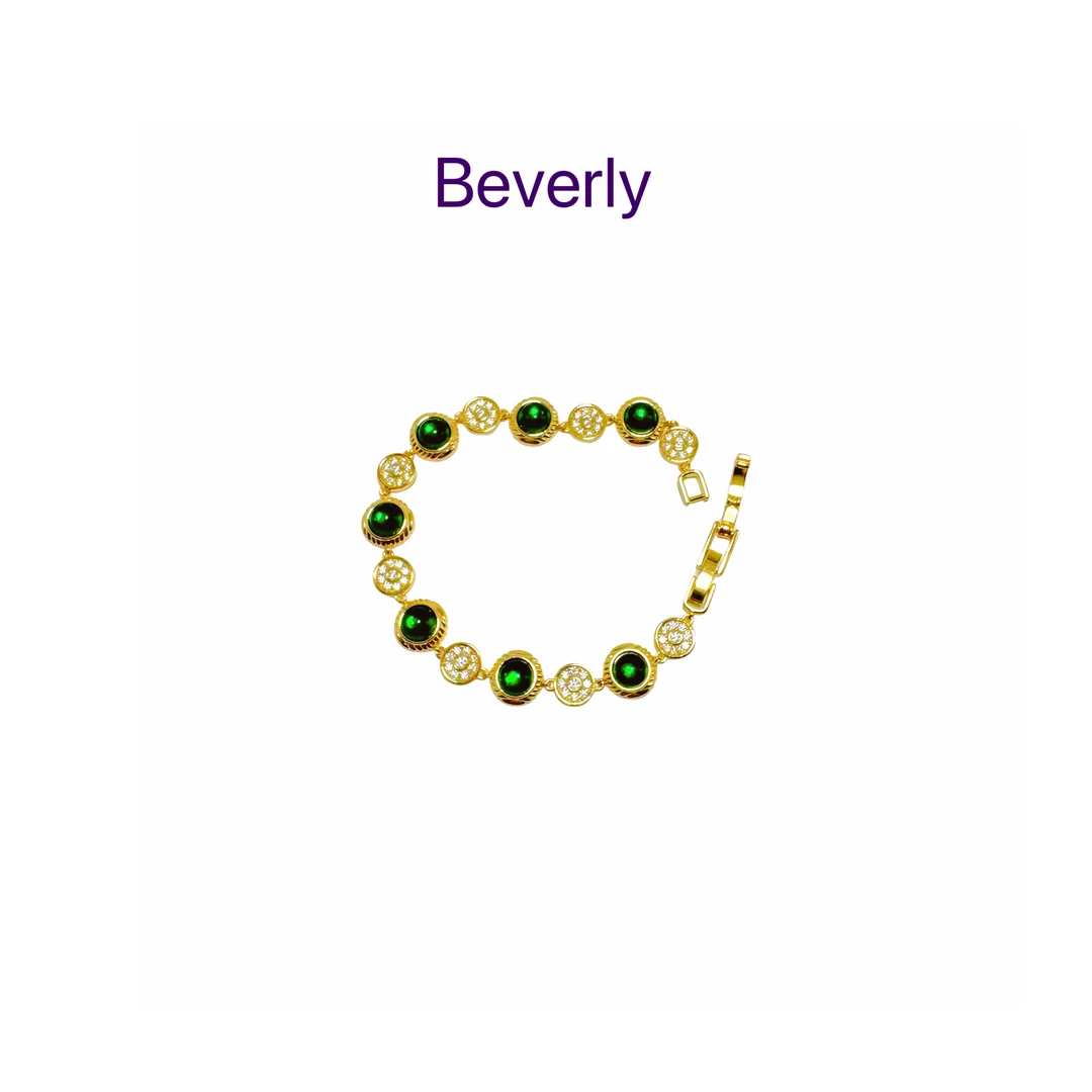 铜合金手链 【流年墨香】Beverly 高级经典百搭轻奢手链~L152