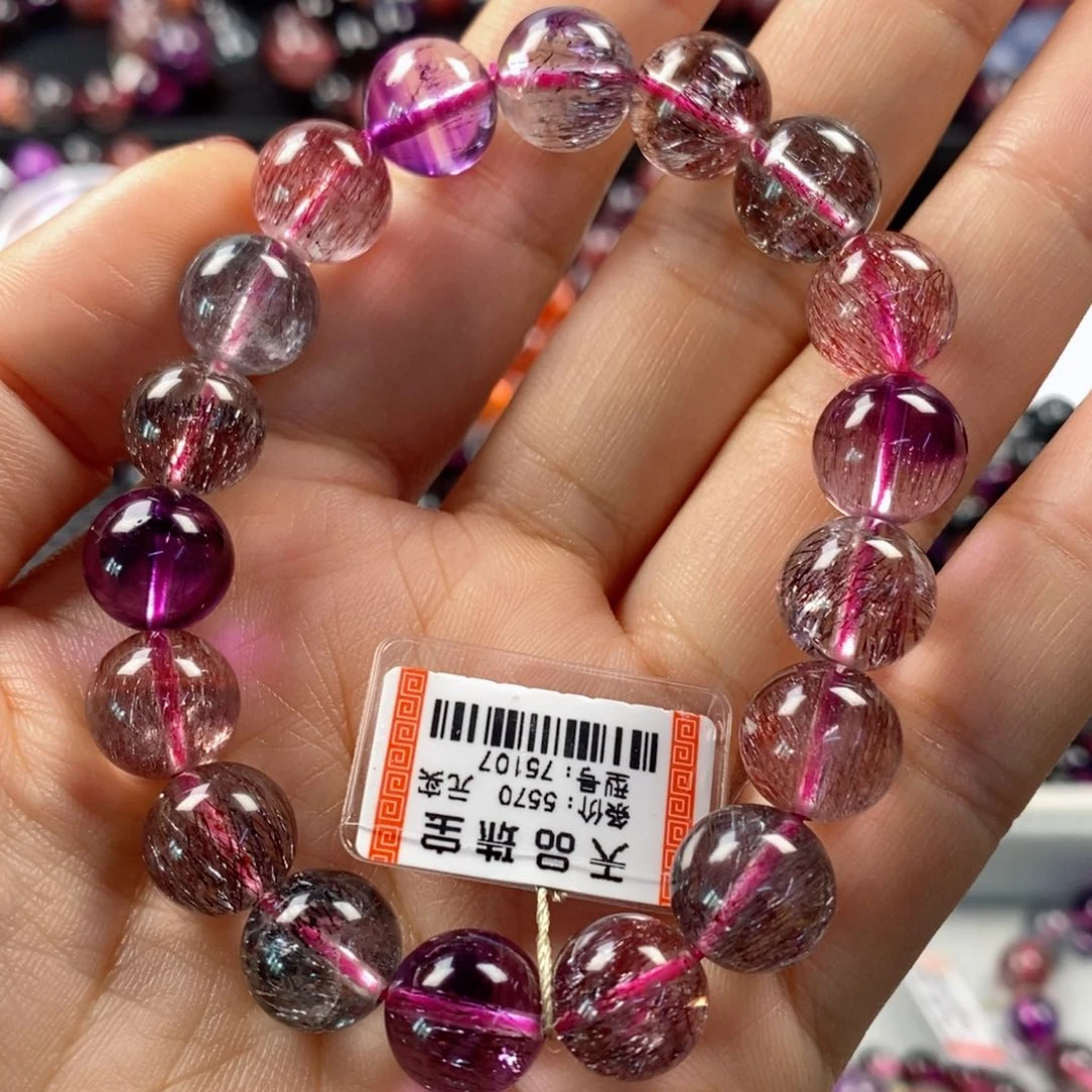 水晶超七手链：75107未镶嵌