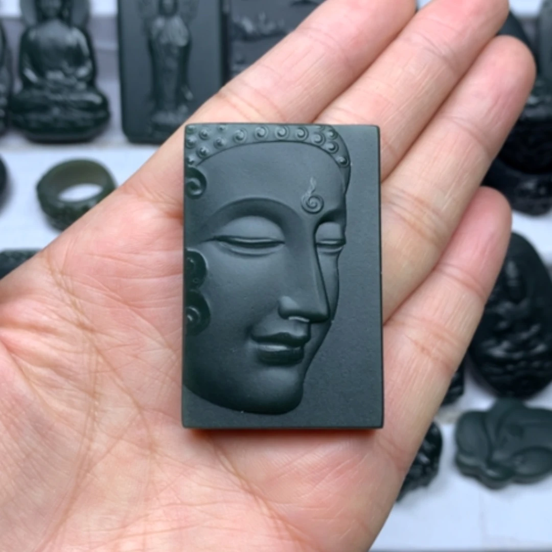 【闪购商品】和田玉颈饰未镶嵌双面雕刻