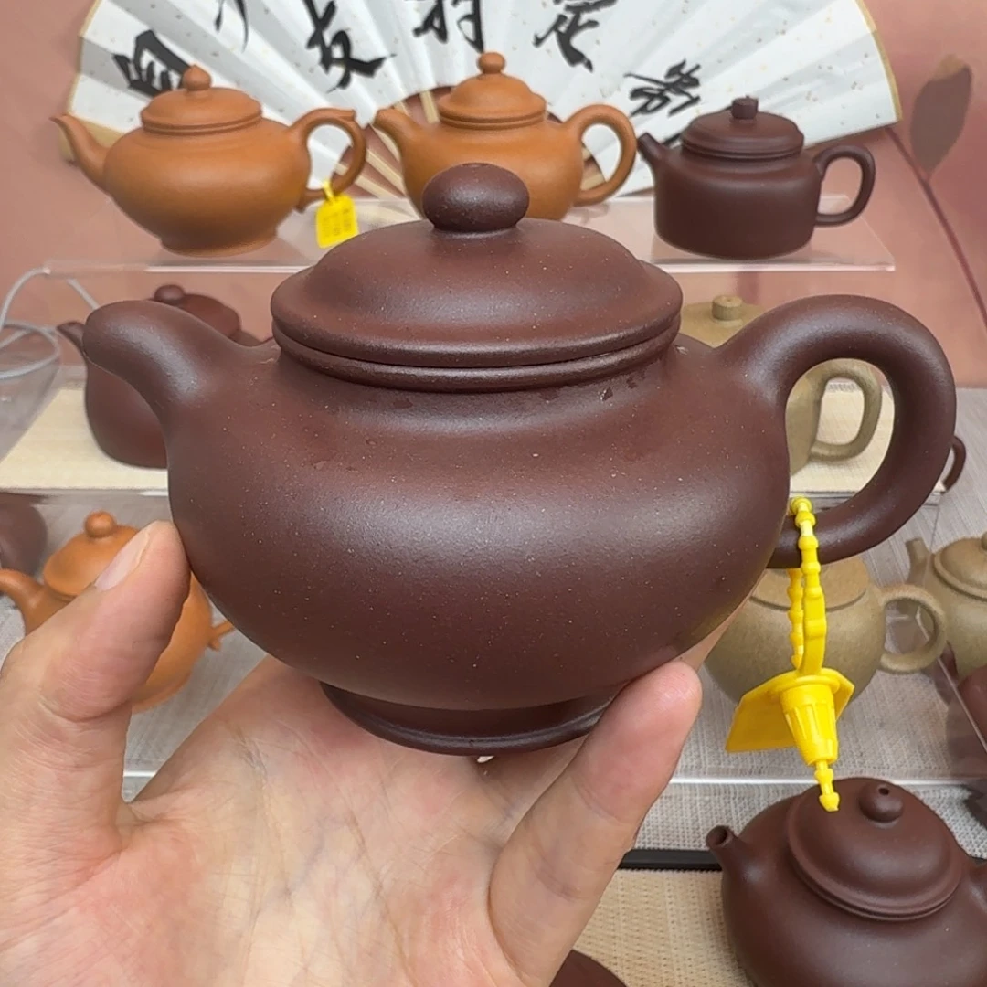 浪***雨紫砂茶壶掇只225cc