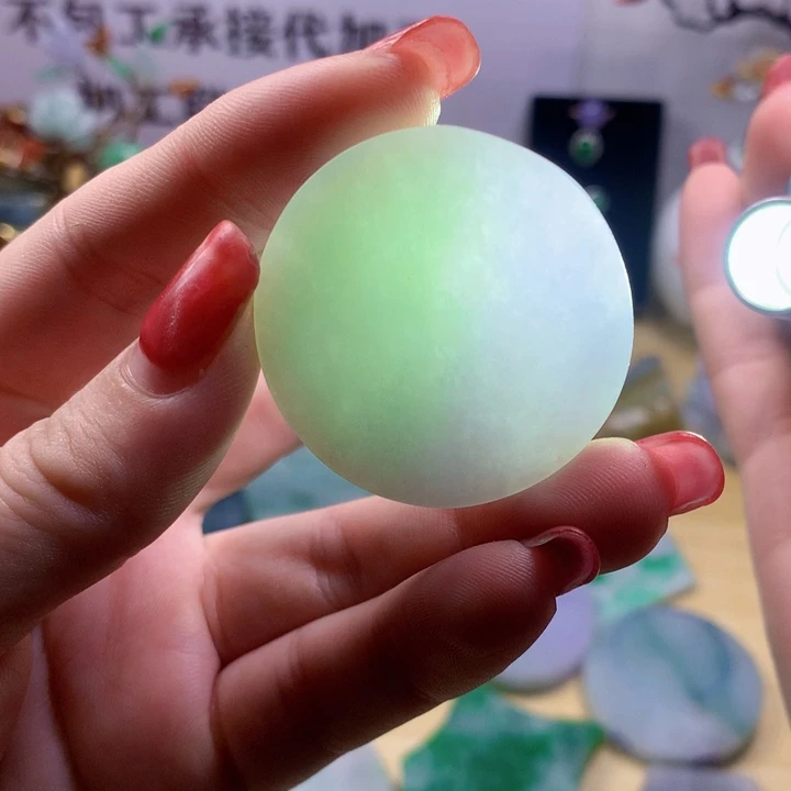 未镶嵌手串翡翠纯天然，2