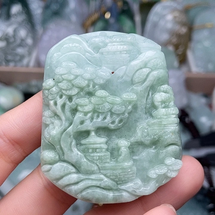 翡翠未镶嵌颈饰翡翠