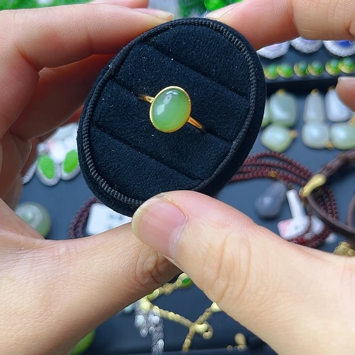 和田玉银S925镶嵌颈饰