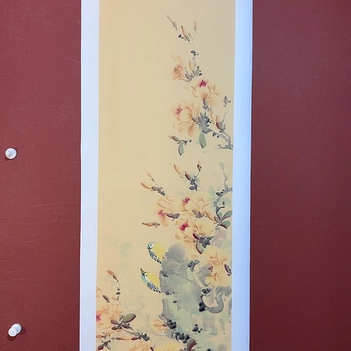国画听兰老师花鸟