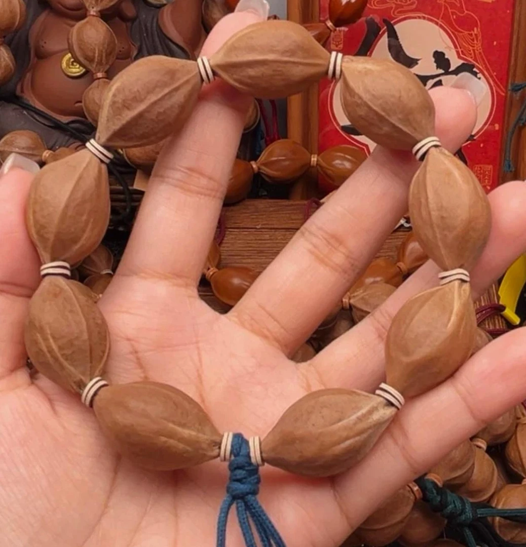 ZY橄榄核铁核18-30梅林橄榄核铁核原皮手串素串，没有礼盒