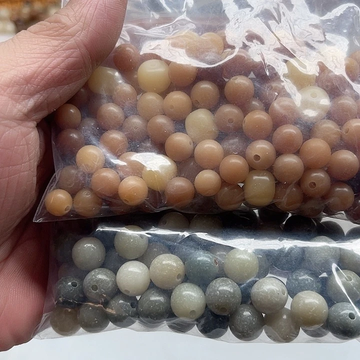 白玉菩提吊坠瑕疵双拼