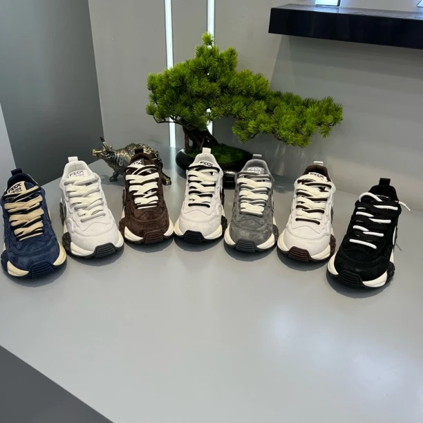 515秋季新款反毛皮耐磨透气百搭时尚男款休闲鞋运动鞋阿甘鞋