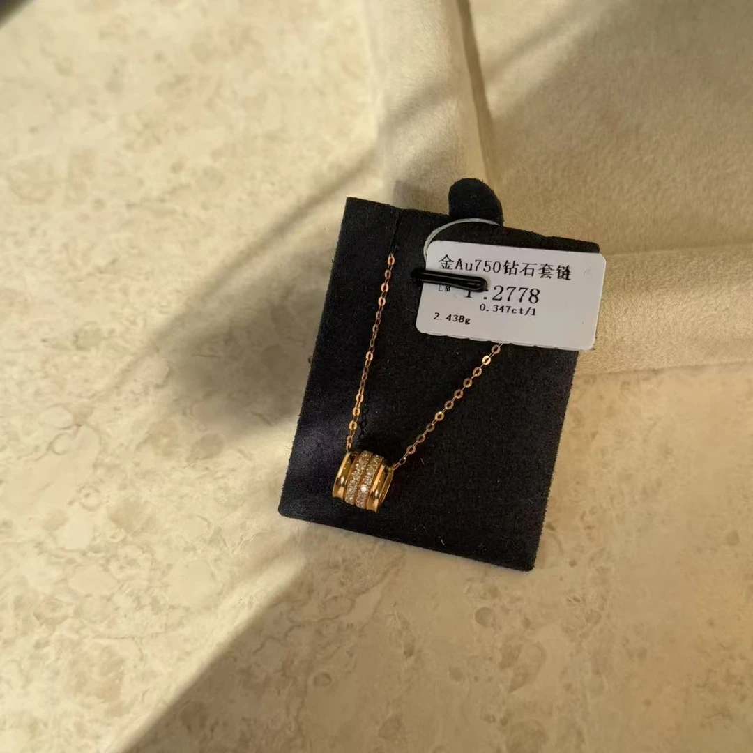 年货节清货撤店项链18k金AU750K红项链小蛮腰满圈6051107058