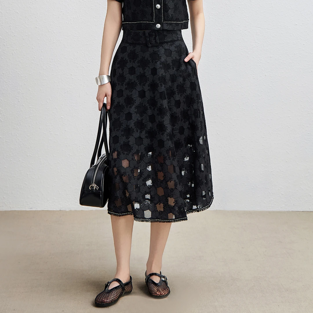 【初依专属】EVA OUXIU/伊华欧秀半身裙E32AQ7103