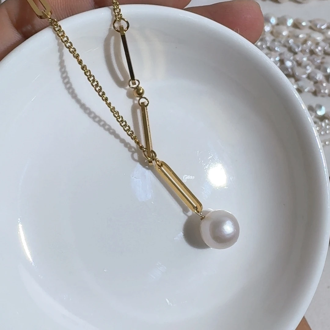 未镶嵌颈饰淡水珍珠
