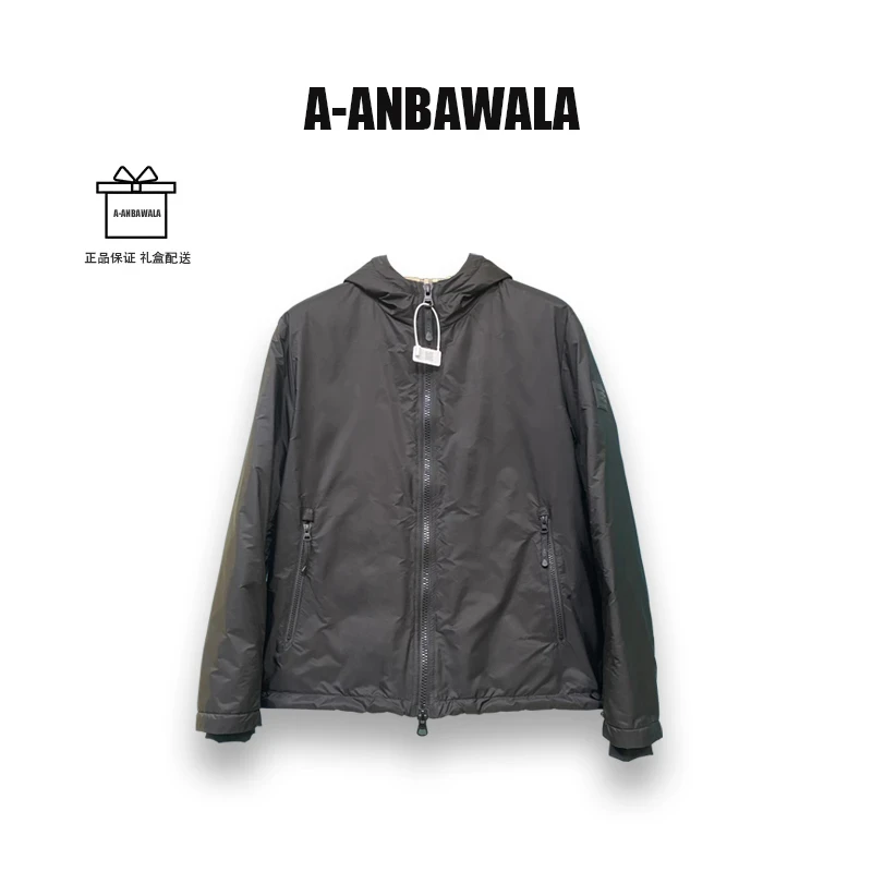 迪0【L1006-1】连帽防风加厚90白鸭绒羽绒服深冬新款时尚百搭男外套