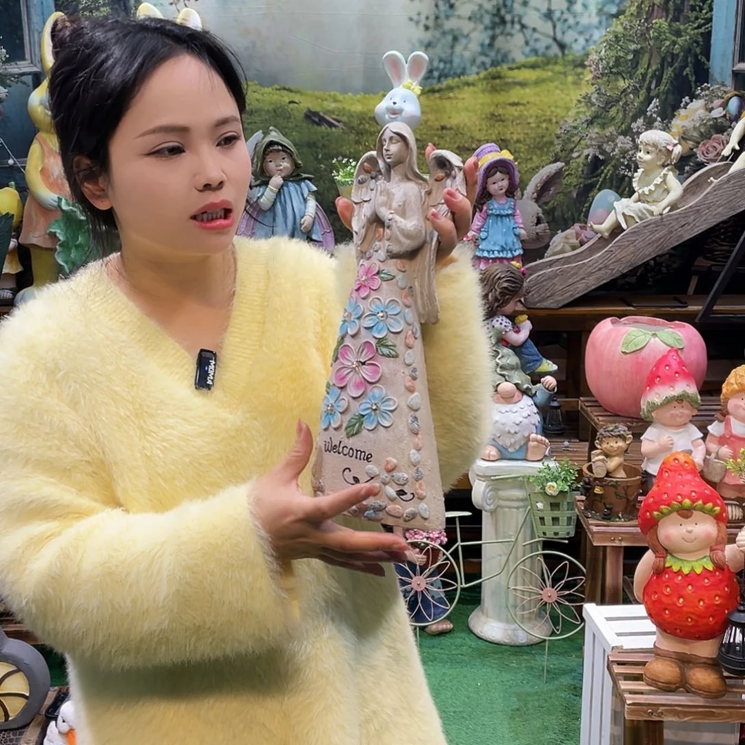 摆件花园摆件红红火火