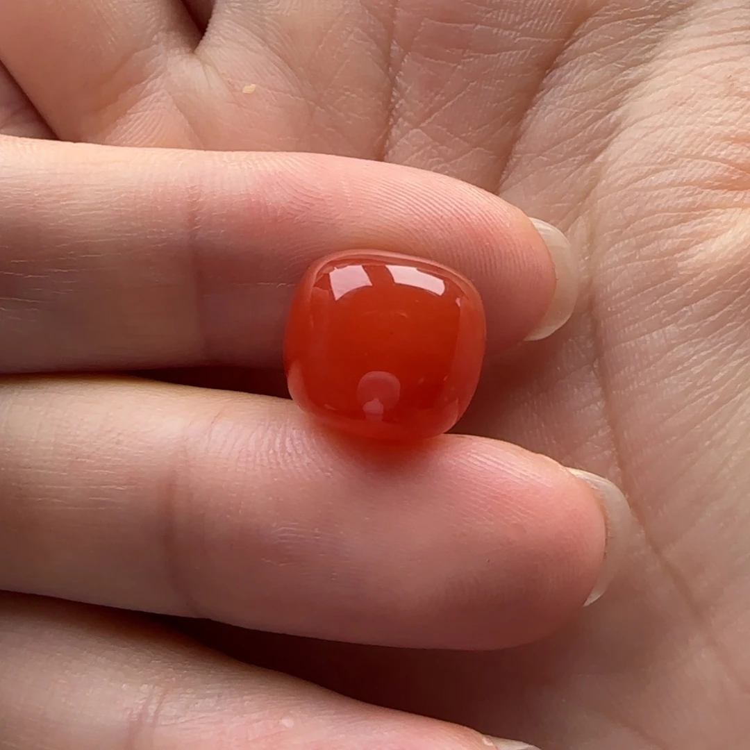 南红玛瑙老型12.2✖️11.2白纹未镶嵌