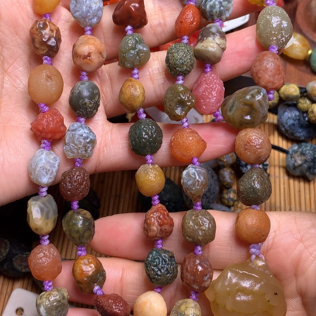 未镶嵌玛瑙/玉髓珠宝半成品