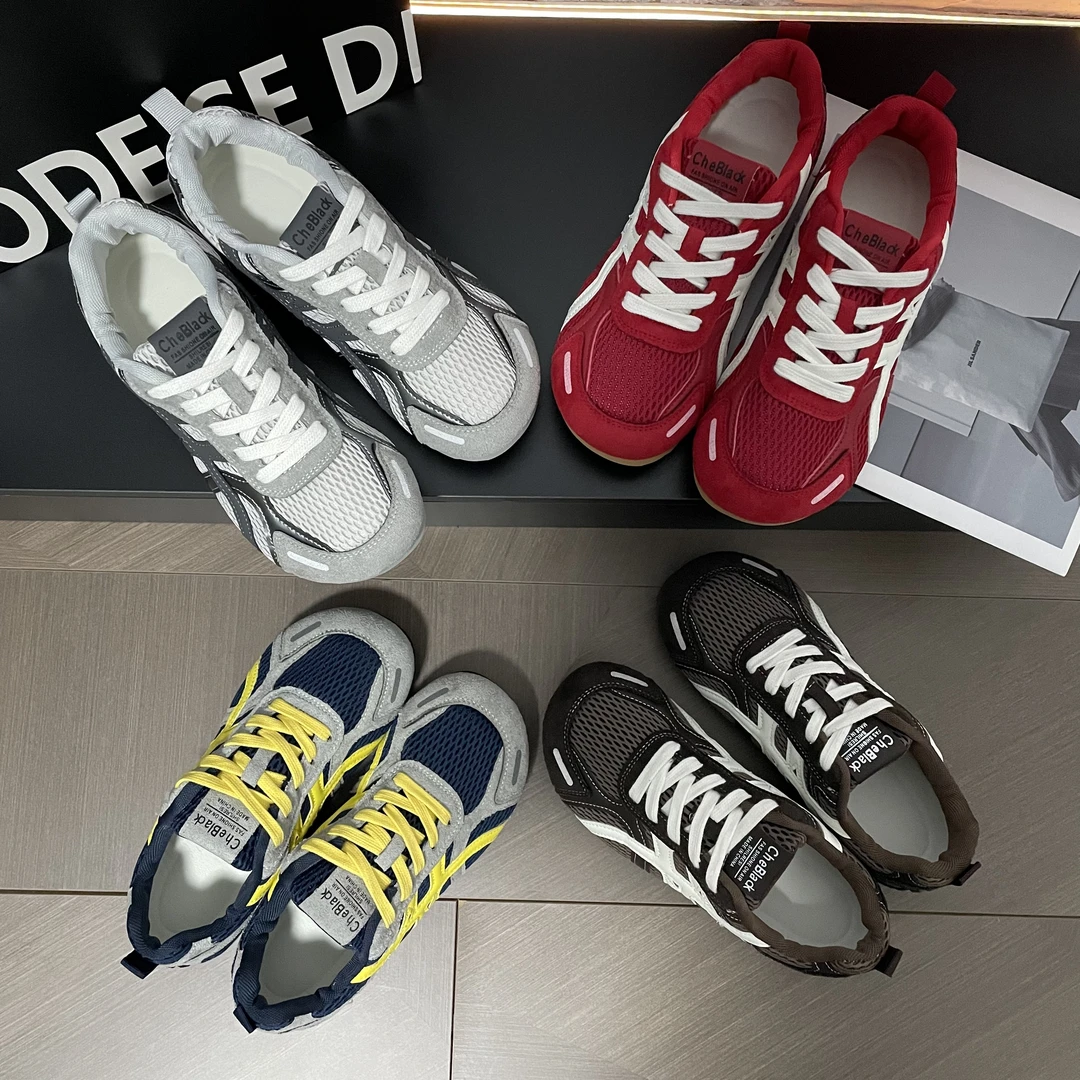 2025新款网面透气德训鞋女阿甘鞋夏季时尚百搭软底运动跑步休闲鞋