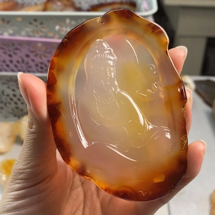 玛瑙/玉髓吊坠(不含链)未镶嵌