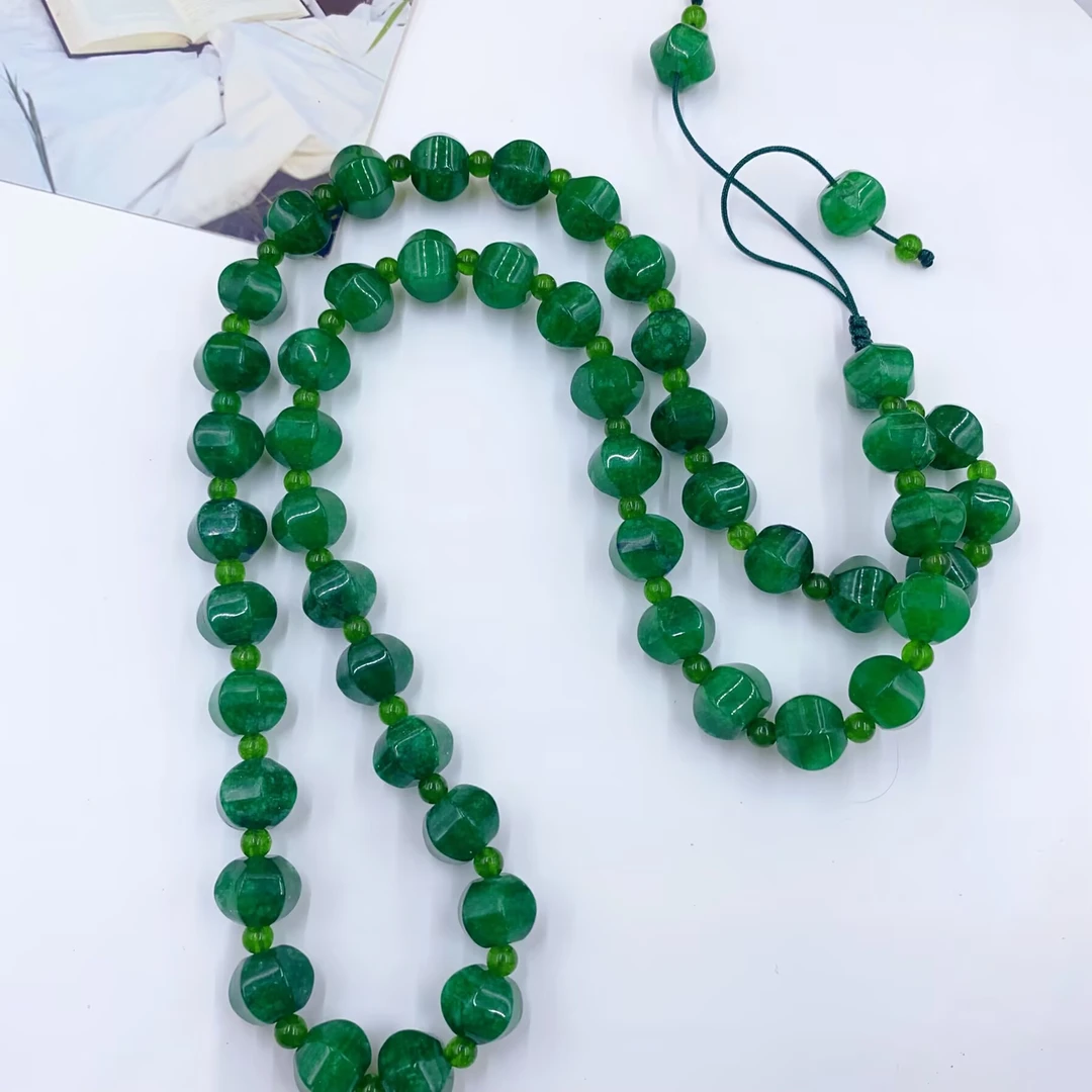 项链 2924  绿色珠珠项链多样性发货