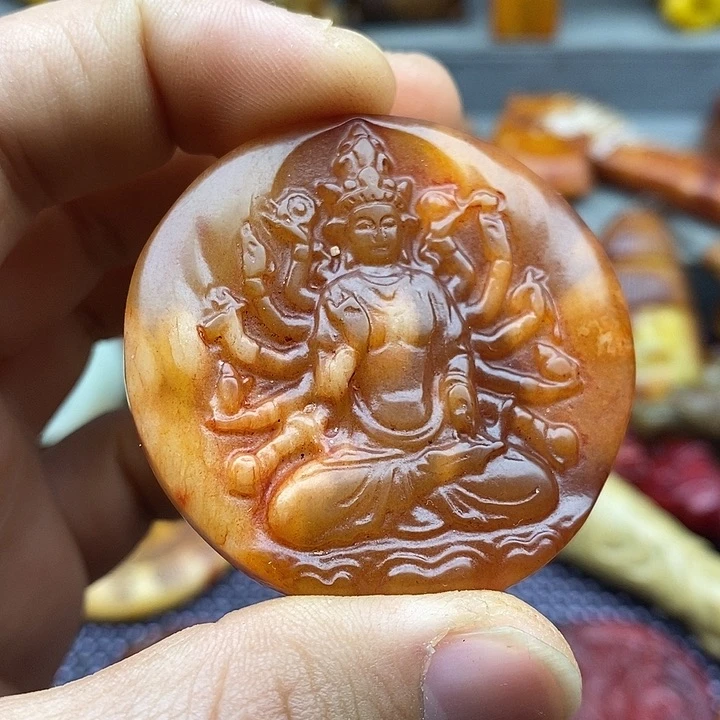 未镶嵌蛇纹石玉颈饰