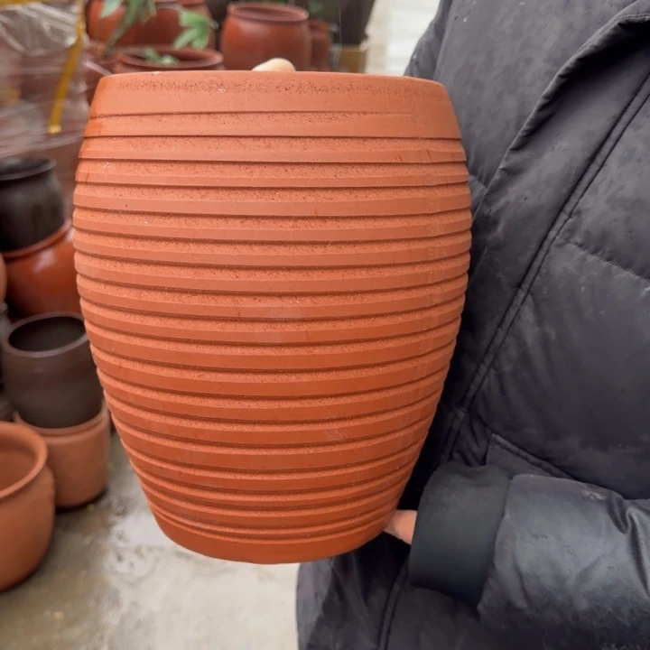 花盆紫砂口20高26宜兴紫砂
