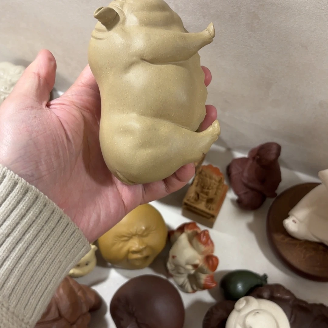 @***陶紫砂茶宠紫砂的花是