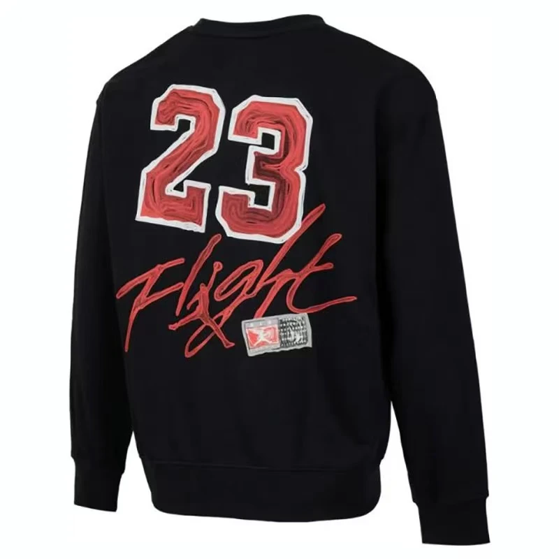 NIKE/耐克男款JORDAN黑色时尚圆领套头长袖运动卫衣IB5605010