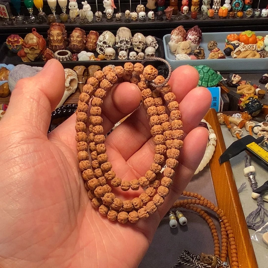 万***猫菩提籽类手串佛手小金刚6+