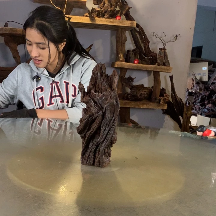 新***一天然的云南紫柚木会黄水