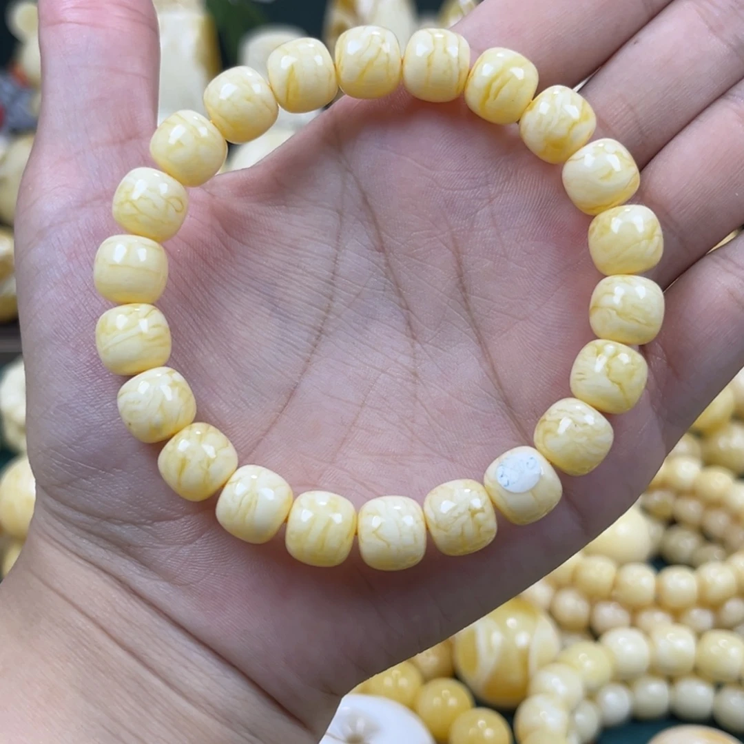 未镶嵌琥珀手链同料