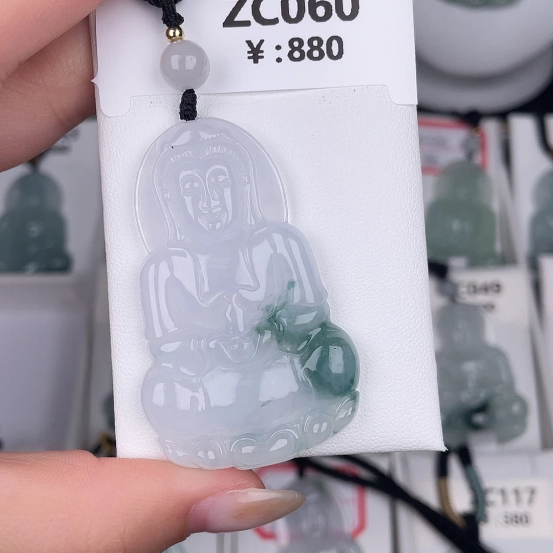 翡翠未镶嵌颈饰zc060
