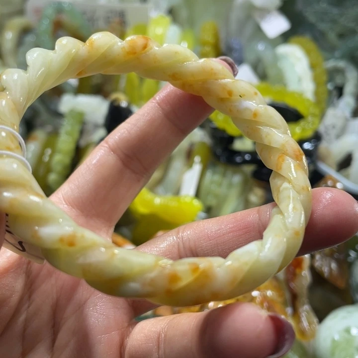 岫玉未镶嵌手镯61.62