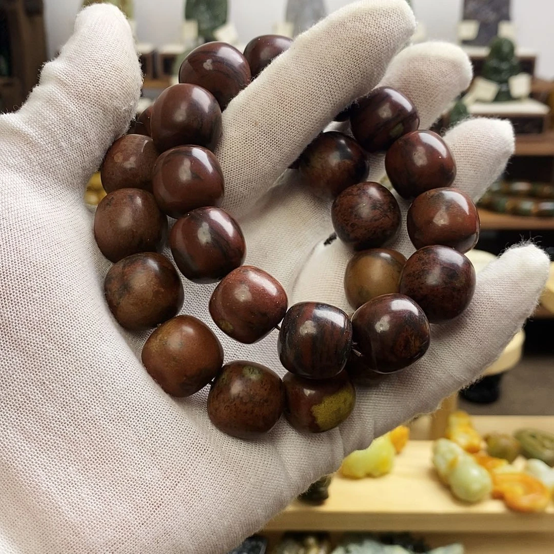 未镶嵌岫岩河磨玉（透闪石质玉）珠宝奇石多样性随机发一