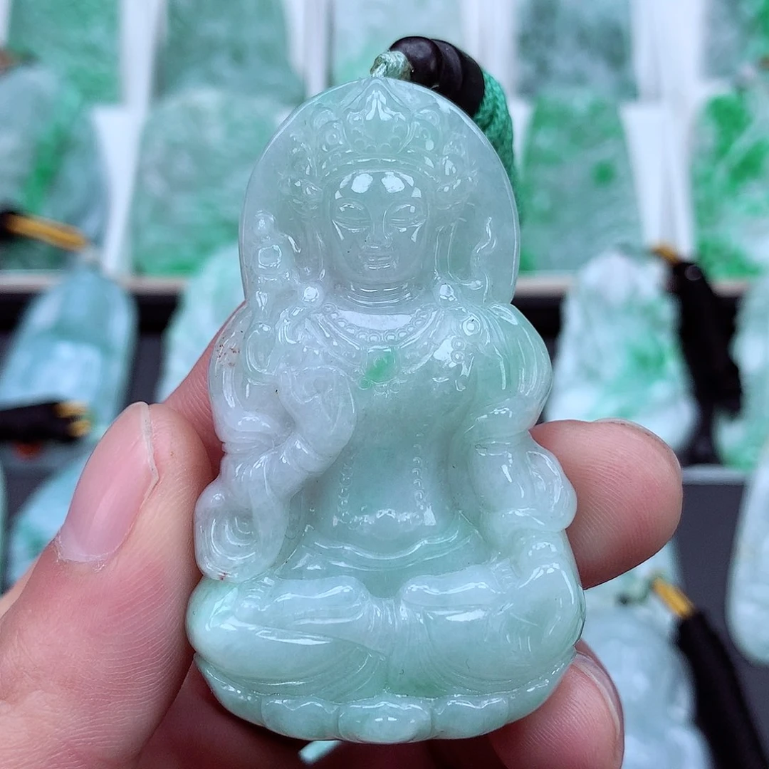 翡翠颈饰未镶嵌翡翠吊坠