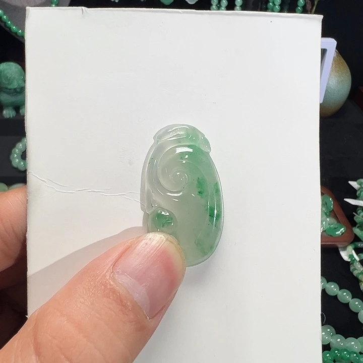 石英质玉未镶嵌吊坠(不含链)