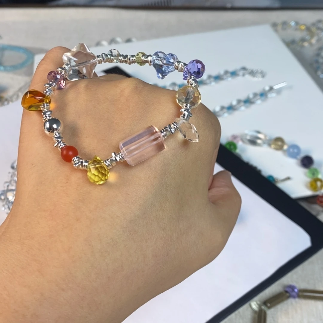 无非金属手串碎石小多宝