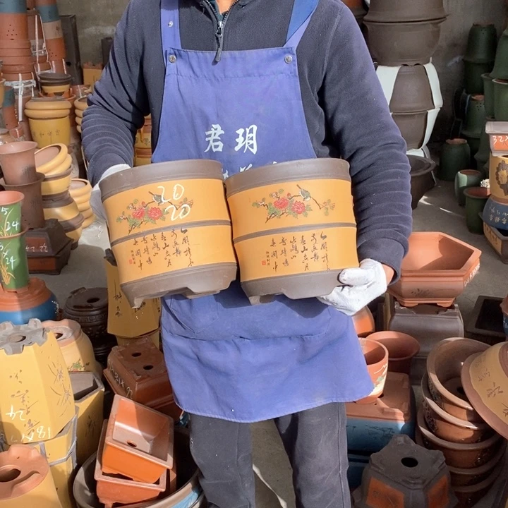 紫砂花盆紫砂花盆